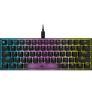CORSAIR - K65 RGB Mini Wired 60% Mechanical Keyboard at Findmysetup