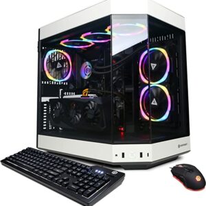 This gaming computer comes pre-built with everything you need to start gaming right away! Featuring an Intel Core i9-13900KF 8+16 Core processor, Nvidia 3070 Ti graphics card, and 16GB of RAM, this PC is ready to game right out of the box!