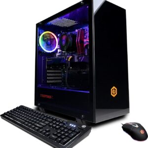 This gaming computer comes pre-built with everything you need to start gaming right away! Featuring an AMD Ryzen 5 5600G 3.9GHz 6-Core processor, Nvidia 3050 graphics card, and 16GB of RAM, this PC is ready to run the latest games right out of the box!