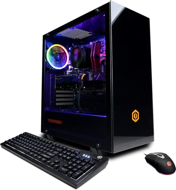This gaming computer comes pre-built with everything you need to start gaming right away! Featuring an AMD Ryzen 5 5600G 3.9GHz 6-Core processor, Nvidia 3050 graphics card, and 16GB of RAM, this PC is ready to run the latest games right out of the box!