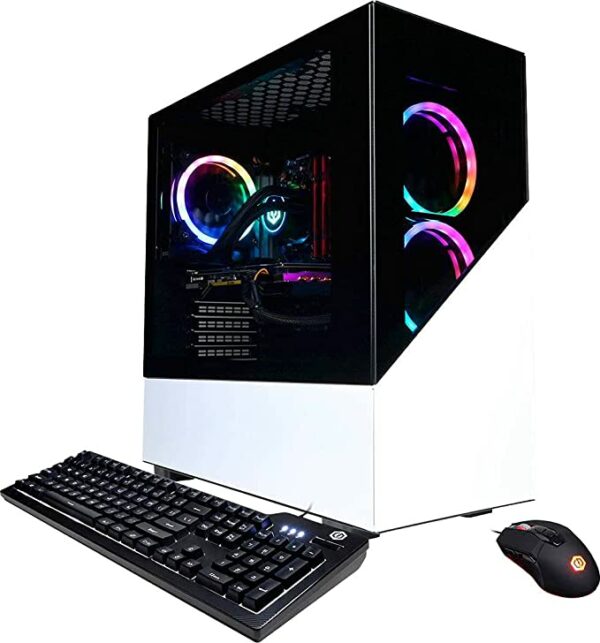 This gaming computer comes pre-built with everything you need to start gaming right away! Featuring an AMD Ryzen 7 3700G 3.6GHz 8-Core processor, AMD Radeon RX 6700 XT graphics card, and 32GB of RAM, this PC is ready to run the latest games right out of the box!