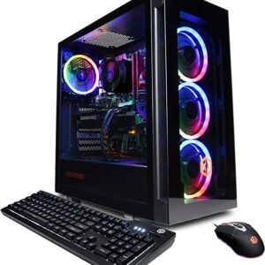 CYBERPOWERPC Pre-Built PC featuring; Gamer Xtreme VR Gaming PC, Intel Core i5-11600KF 3.9GHz, 16GB DDR4, GeForce RTX 3060 12GB, 500GB NVMe SSD, 1TB HDD, WiFi Ready & Win 11 Home (GXiVR8480A10)