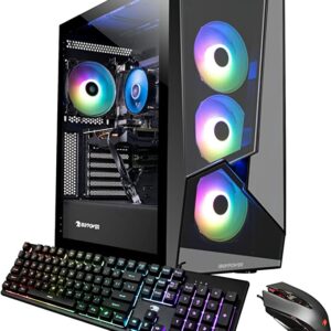 This gaming computer comes pre-built with everything you need to start gaming right away! Featuring an AMD Ryzen 5 5600G 3.9 GHz 6-Core processor, Nvidia 3060 graphics card, and 16GB of RAM, this PC is ready to run the latest games right out of the box!