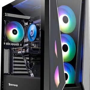 This gaming computer comes pre-built with everything you need to start gaming right away! Featuring an Intel i7-11700F 4.9GHz processor, Nvidia 2060 graphics card, and 16GB of RAM, this PC is ready to run the latest games right out of the box!