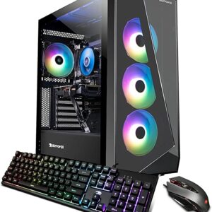 This gaming computer comes pre-built with everything you need to start gaming right away! Featuring an Intel Core i9-11900KF 3.5 GHz processor, Nvidia 3090 graphics card, and 32GB of RAM, this PC is ready to run the latest games right out of the box!
