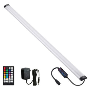 LAIFUNI Dimmable Under Cabinet Lighting, RGB LED Light Bar Remote Control