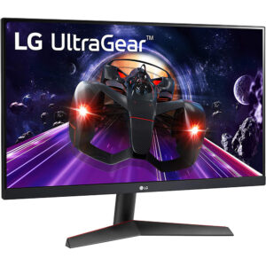 LG 24GN600-B UltraGear Gaming Monitor 24" Full HD (1920 x 1080) IPS Display, 1ms (GtG) Response Time, 144Hz Refresh Rate, AMD FreeSync Premium, HDR10, 3-Side Virtually Borderless Display