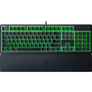 Razer Ornata V3 Gaming Keyboard with Chroma RGB Lighting and control. Includes wrist rest